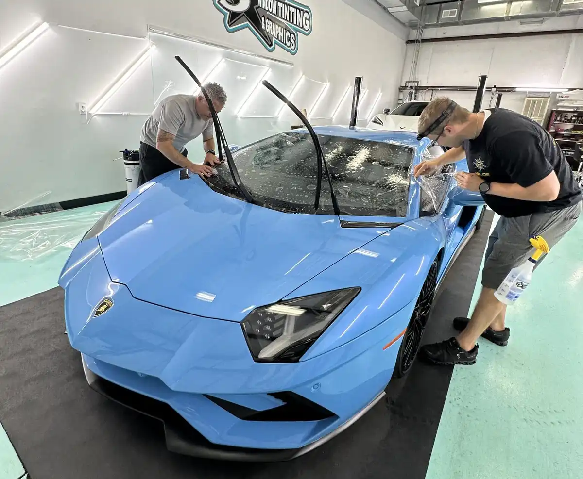 5 Star Design Window Tinting and Graphics ceramic coating work in Raleigh, NC
