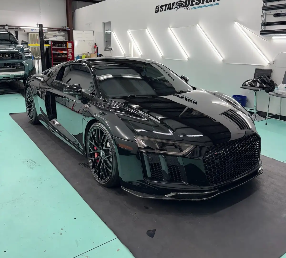 5 Star Design Window Tinting and Graphics ceramic coating work in Raleigh, NC