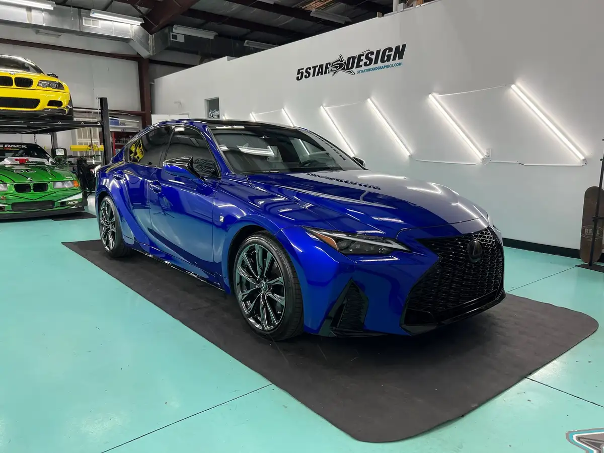 5 Star Design Window Tinting and Graphics ceramic coating work in Raleigh, NC