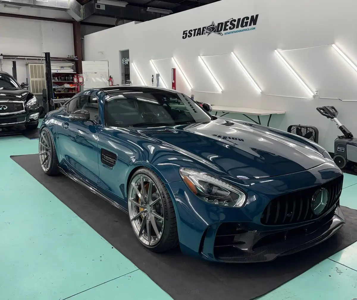 5 Star Design Window Tinting and Graphics ceramic coating work in Raleigh, NC