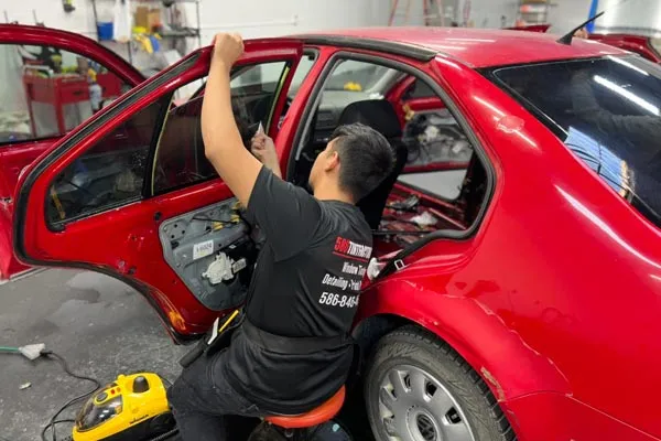 586 Tint Factory ceramic coating work in Clinton Twp, MI