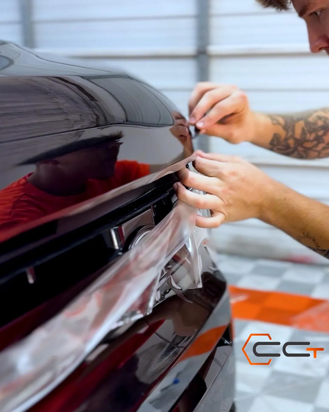 Paint protection film install at CCT Auto Protection Studio