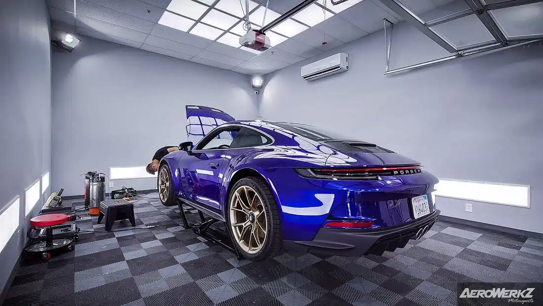 Aerowerkz ceramic coating work in City of Industry, CA