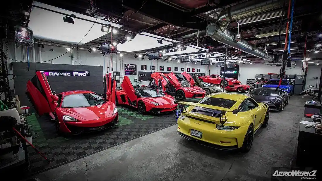 Aerowerkz ceramic coating work in City of Industry, CA