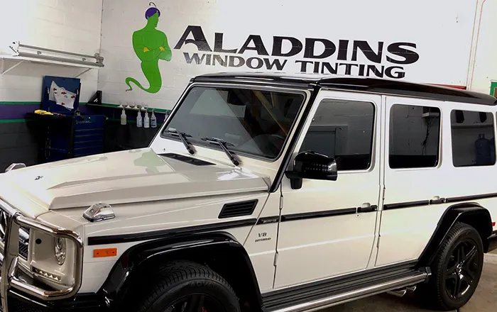 Aladdins Window Tinting ceramic coating work in Peoria, AZ
