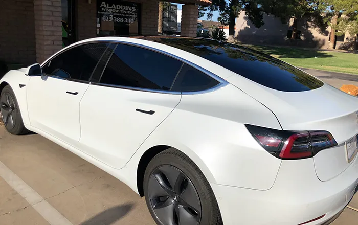 Aladdins Window Tinting ceramic coating work in Peoria, AZ
