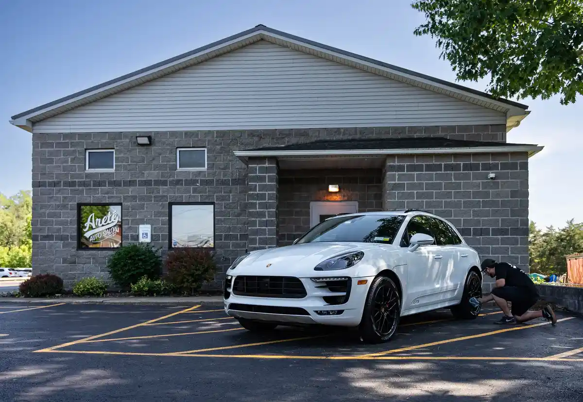Arete Auto Salon ceramic coating work in Fairport, NY