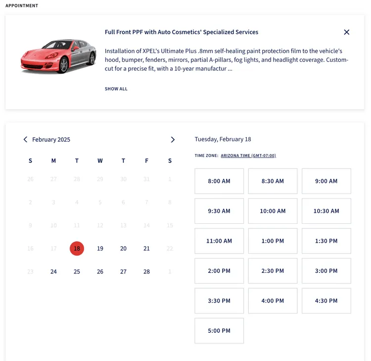 Auto Cosmetics LLC ceramic coating work in Chandler, AZ