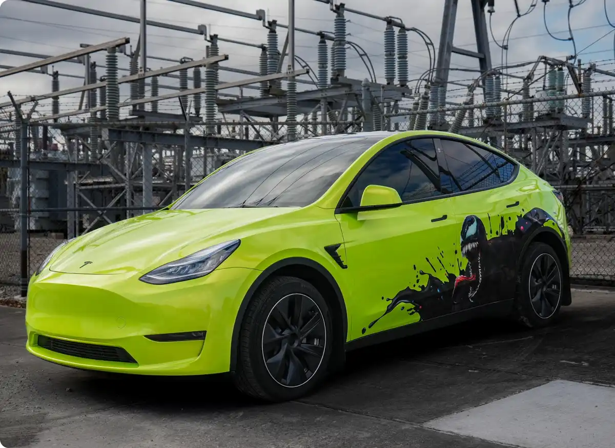 AWS Wrap ceramic coating work in Hollywood, FL