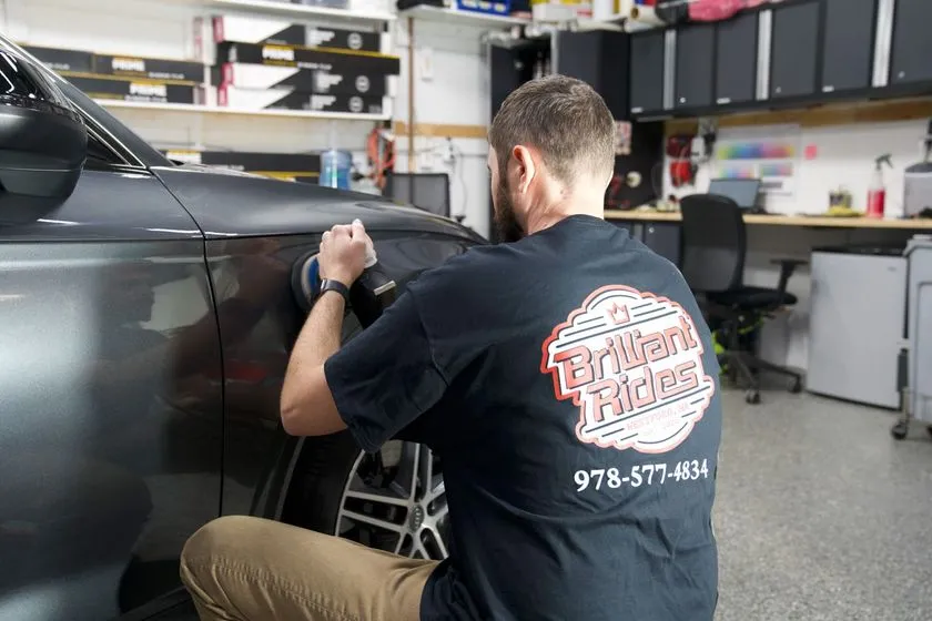 Brilliant Rides ceramic coating work in Westford, MA