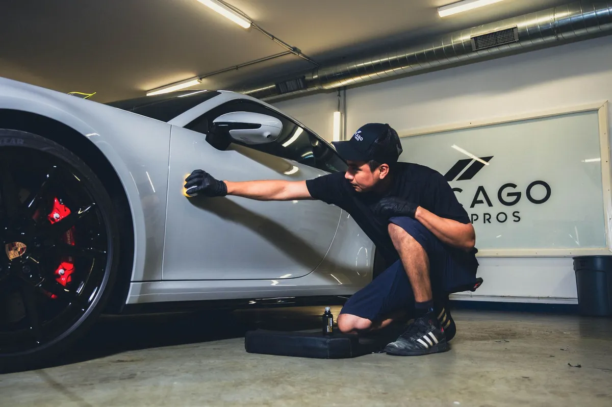 Chicago Auto Pros Glenview ceramic coating work in Glenview, IL