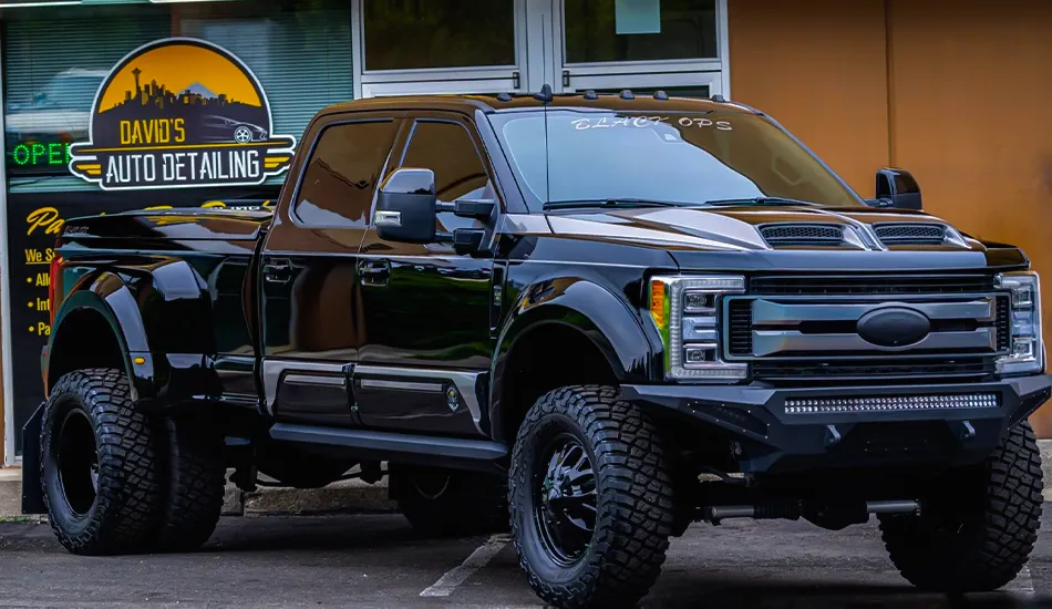 Davids Auto Detail ceramic coating work in Issaquah, WA