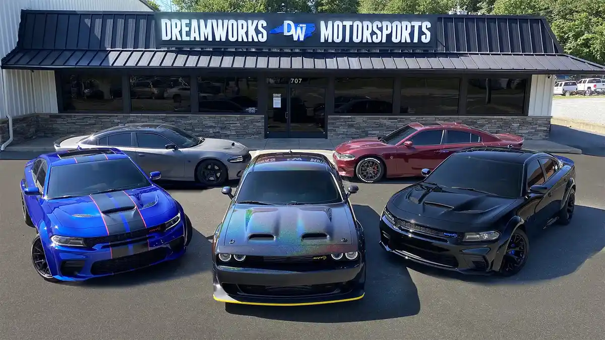 Dreamworks Motorsports ceramic coating work in Roxboro, NC