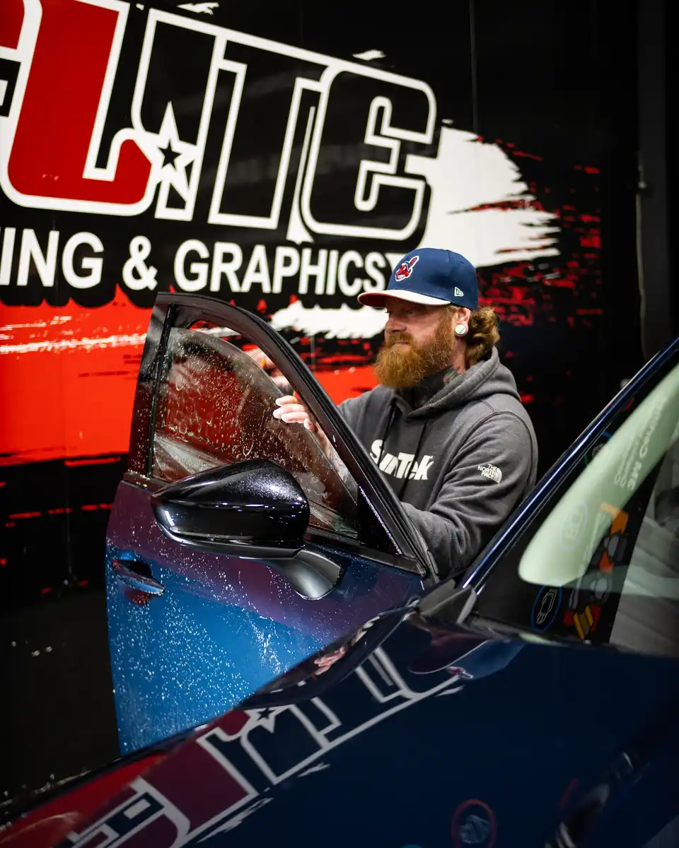 Elite Tinting and Graphics ceramic coating work in Duluth, MN