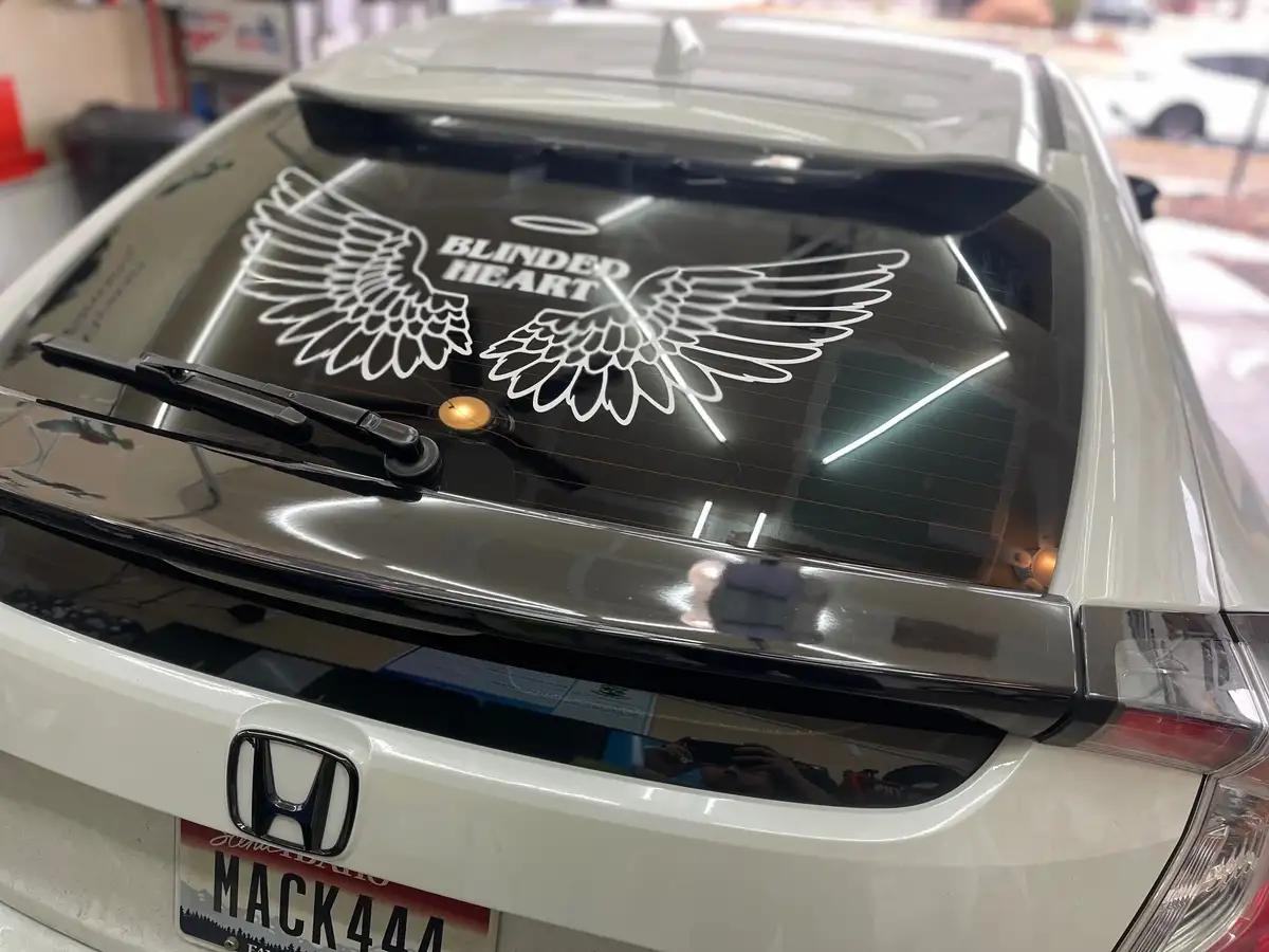 Elysian Tinting & Graphics ceramic coating work in Spokane, WA