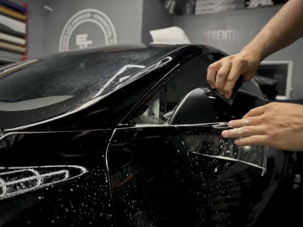 Essential Tints LA ceramic coating work in Canoga Park, CA