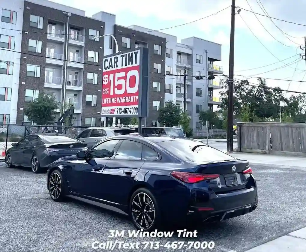 Executive Tint Design ceramic coating work in Forney, TX