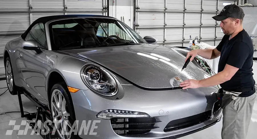 Fast Lane Window Tinting ceramic coating work in Scottsdale, AZ