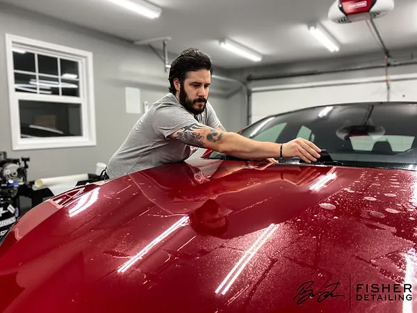 Fisher Detailing ceramic coating work in Bloomingston, IL