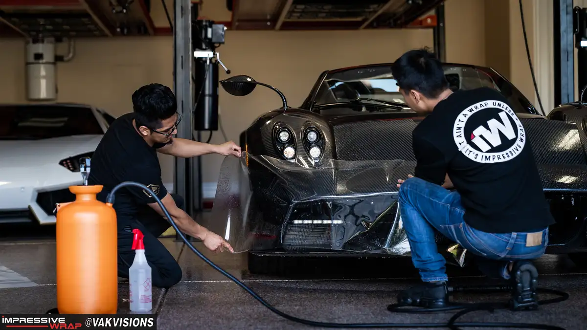 IMPRESSIVE WRAP ceramic coating work in Alhambra, CA