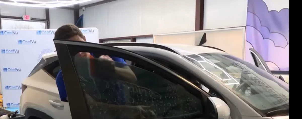 Mint Tinting ceramic coating work in College Station, TX