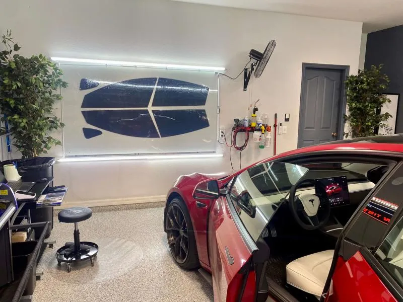 Neighborhood Window Tinting ceramic coating work in Wesley Chapel, FL