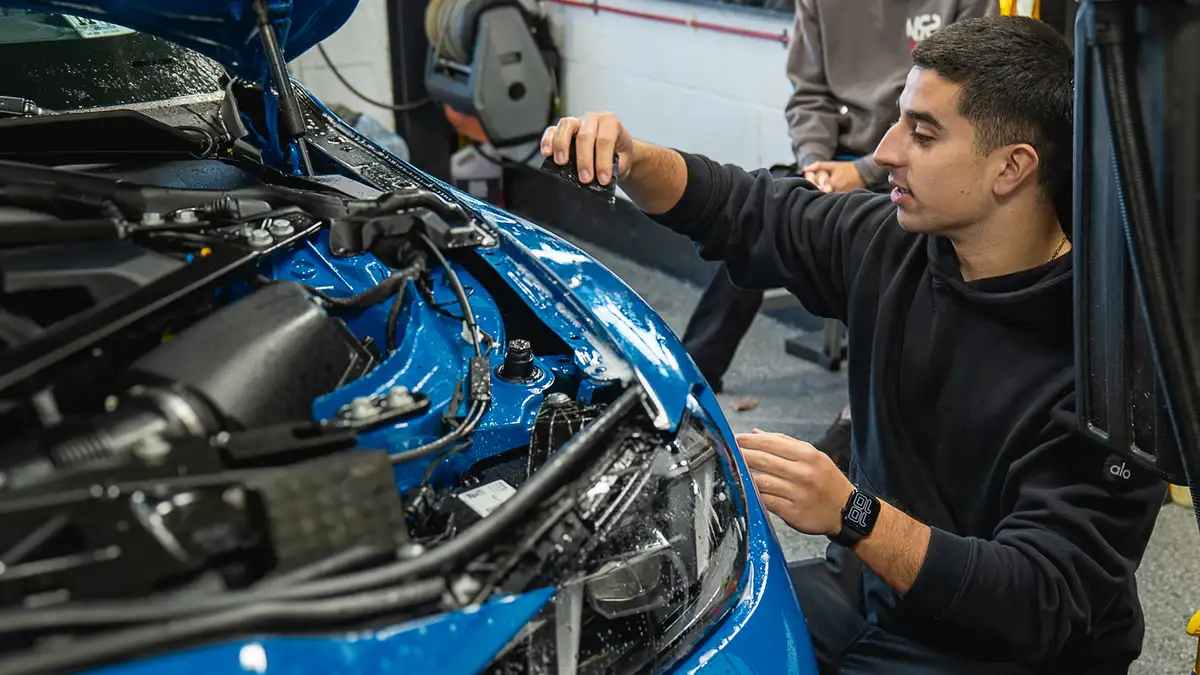 NRS Tint South ceramic coating work in Staten Island, NY