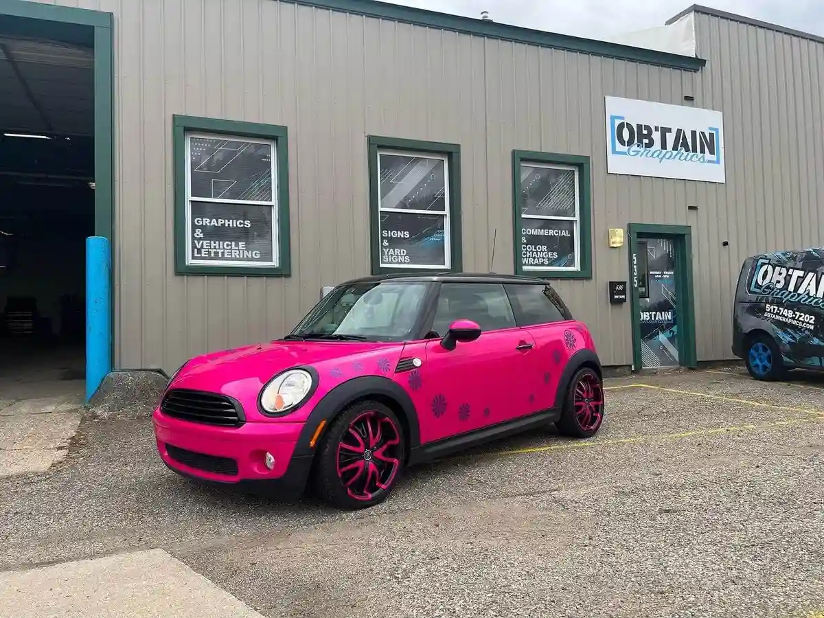 Obtain Graphics ceramic coating work in Jackson, MI