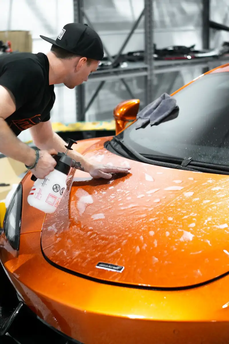 Plugs Garage ceramic coating work in Isanti, MN