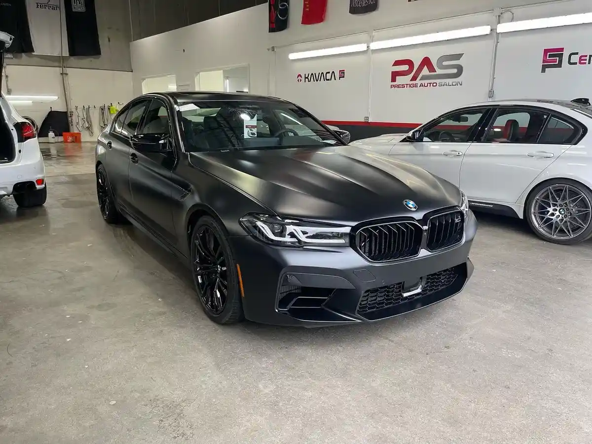 Prestige Auto Salon ceramic coating work in Seattle, WA