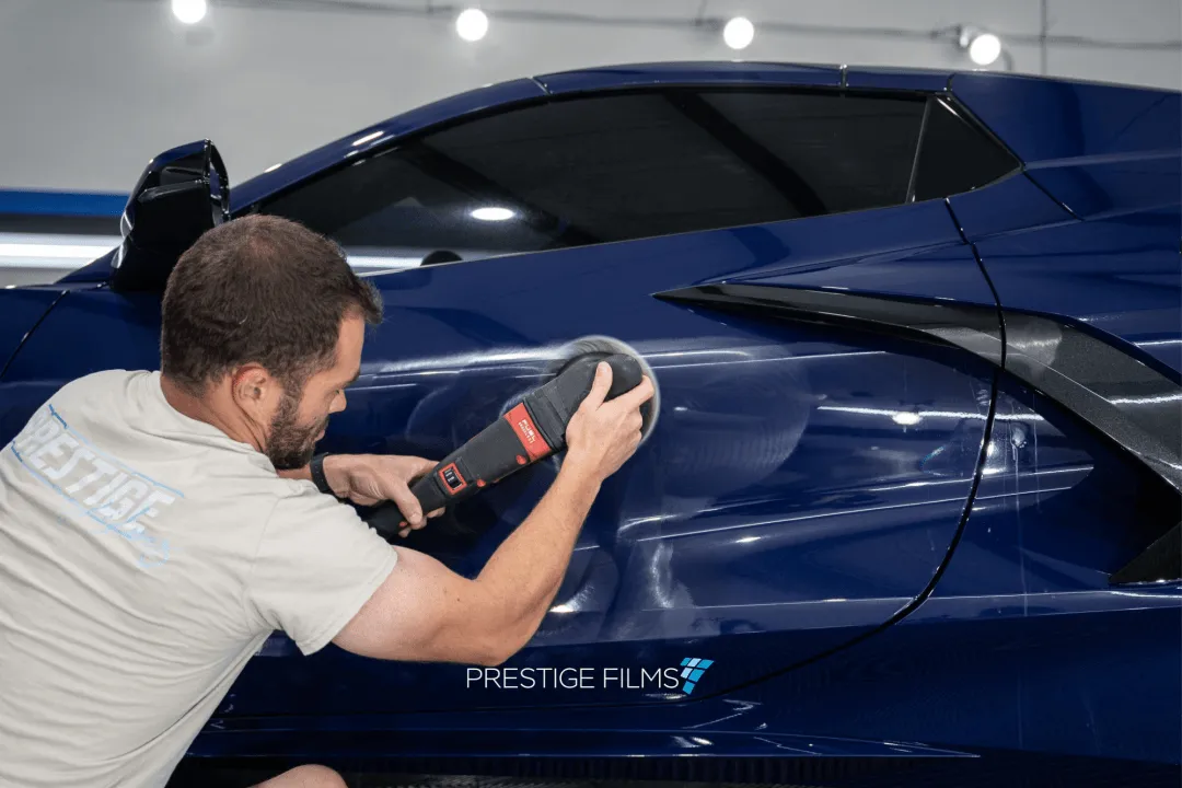 Prestige Films ceramic coating work in Lafayette, LA