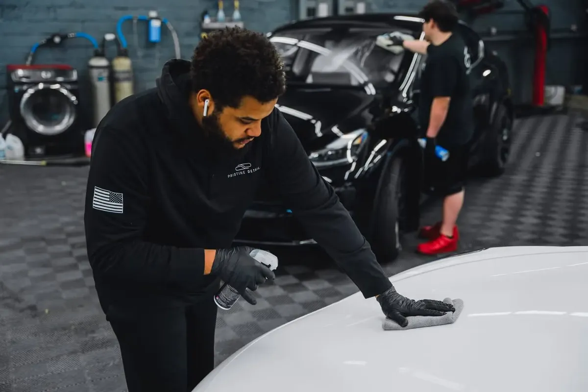 Pristine Detail ceramic coating work in Edina, MN