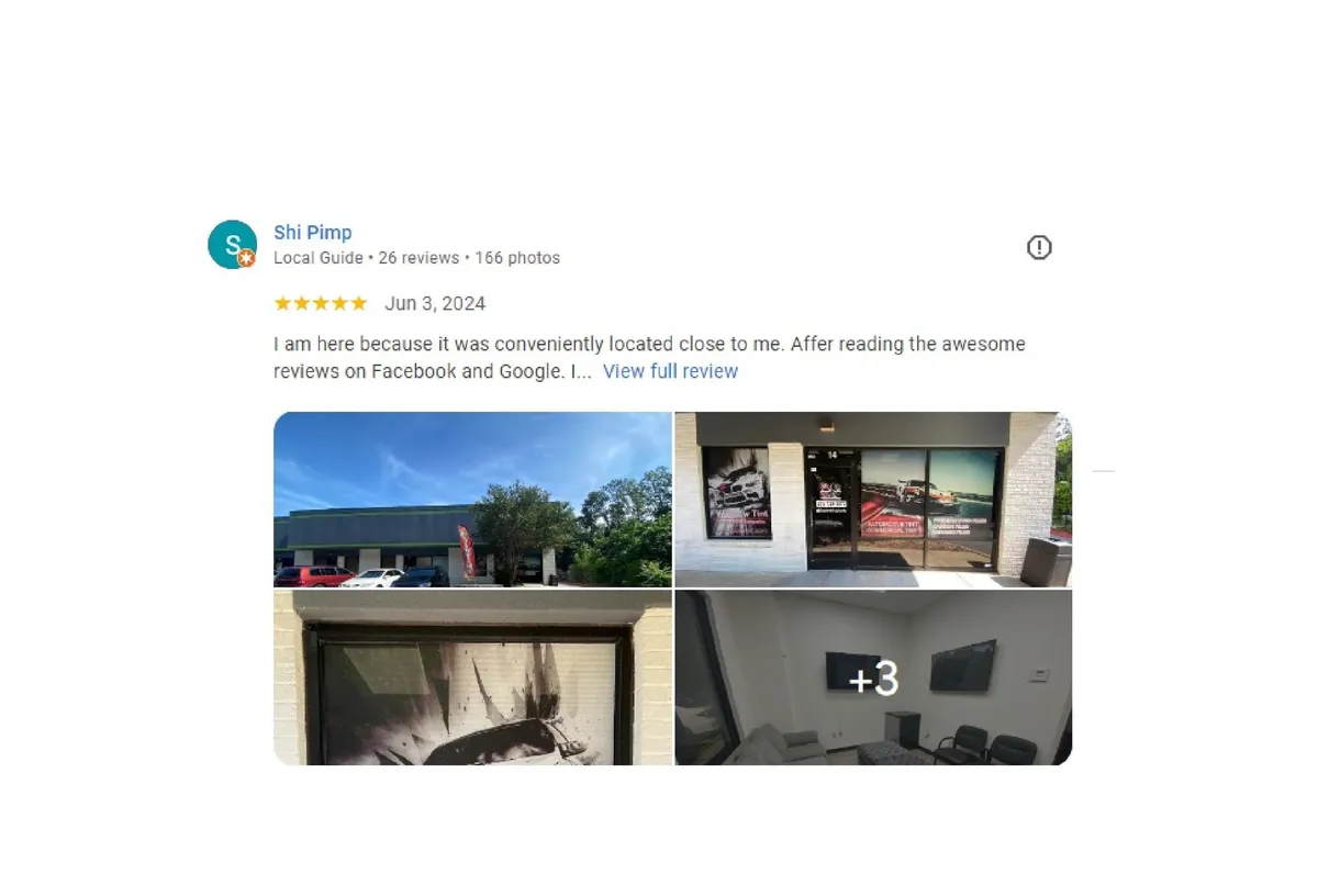 Pure Tint ceramic coating work in Alpharetta, GA