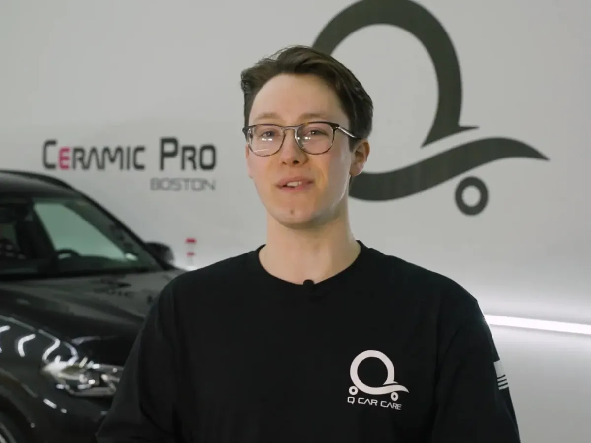 Q Car Care ceramic coating work in Burlington, MA