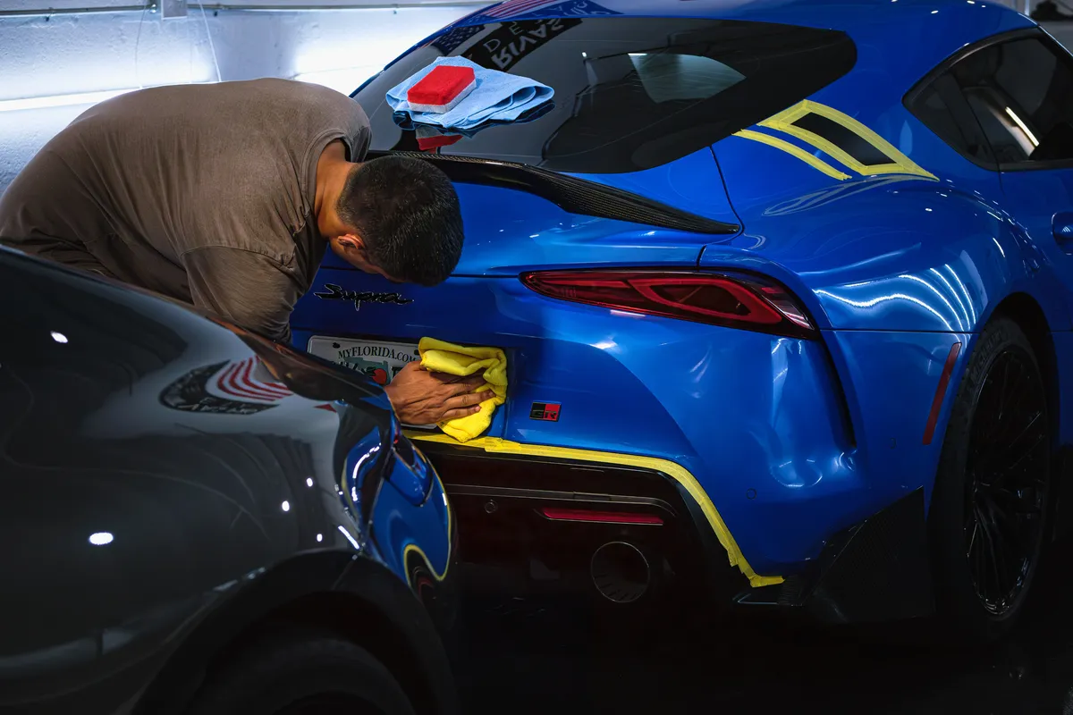 Rivas Pro Detail ceramic coating work in Miami, FL