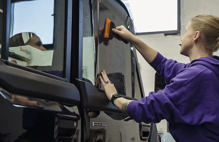 River Glass & Tint LLC ceramic coating work in Kilmarnock, VA