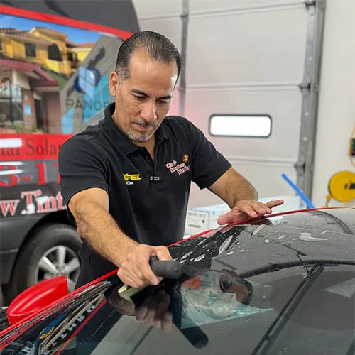 Ron's Window Tinting ceramic coating work in Lodi, CA