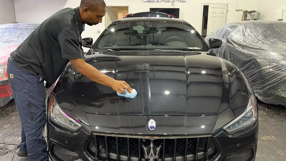 Royale Auto Salon ceramic coating work in Apex, NC