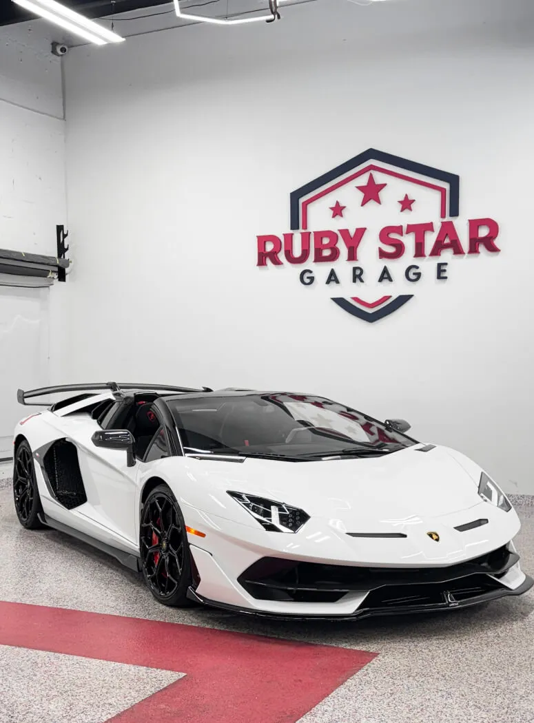 Ruby Star Garage ceramic coating work in Hallandale Beach, FL