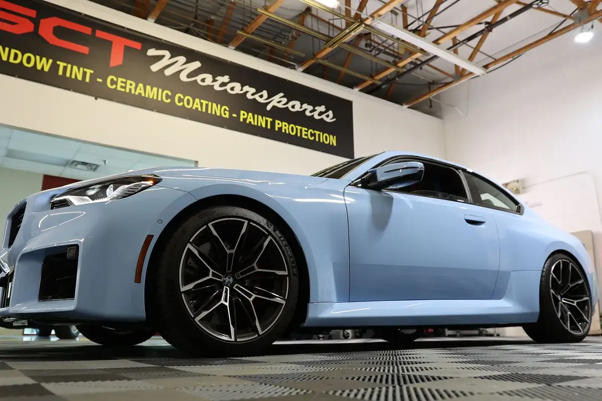 SCT Motorsports ceramic coating work in Upland, CA
