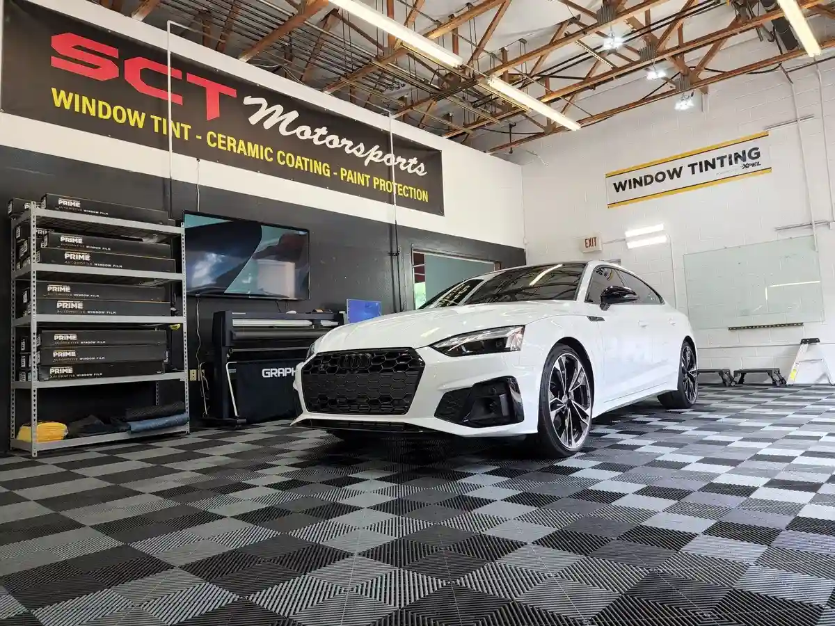 SCT Motorsports ceramic coating work in Upland, CA
