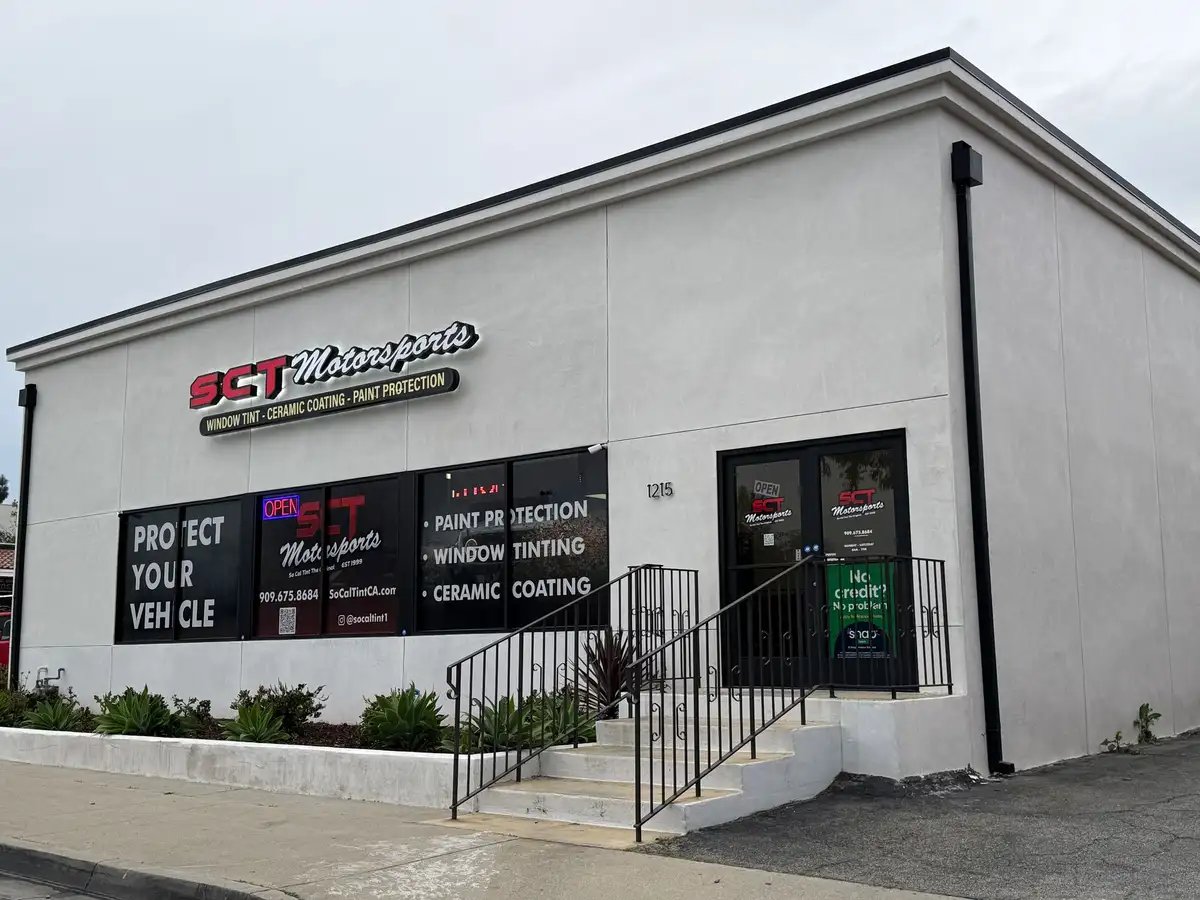 SCT Motorsports ceramic coating work in Upland, CA