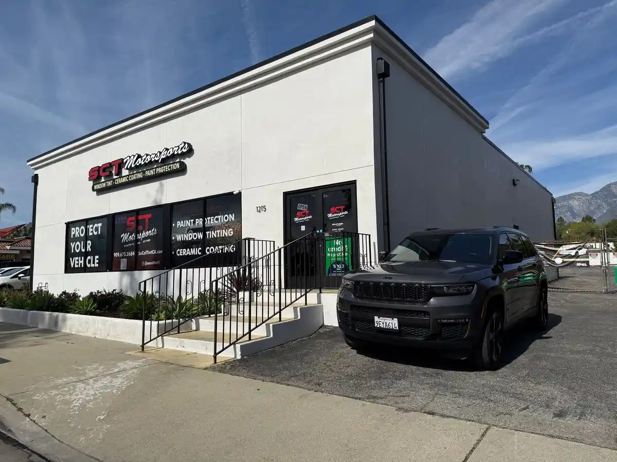 SCT Motorsports ceramic coating work in Upland, CA