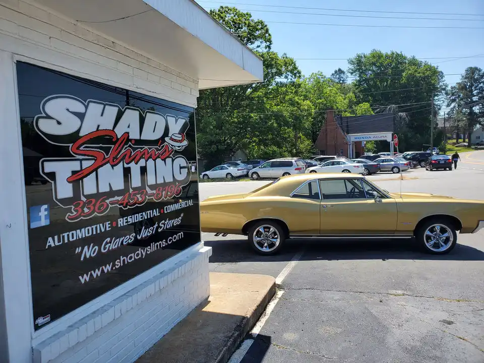 Shady Slim's Window Tinting ceramic coating work in Kernersville, NC