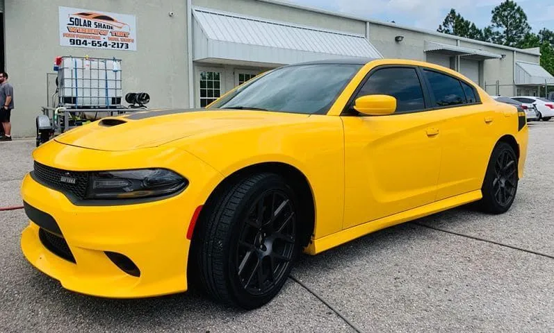 Solar Shade Window Tinting ceramic coating work in Jacksonville, FL