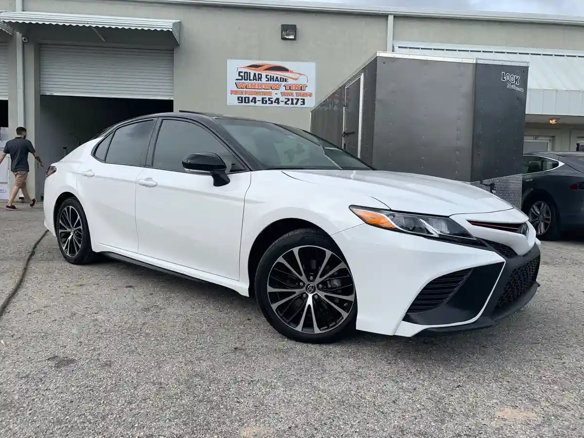 Solar Shade Window Tinting ceramic coating work in Jacksonville, FL