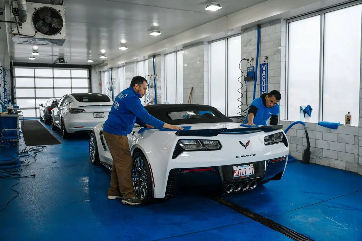 Splash Hand Car Wash and Detail ceramic coating work in Libertyville, IL