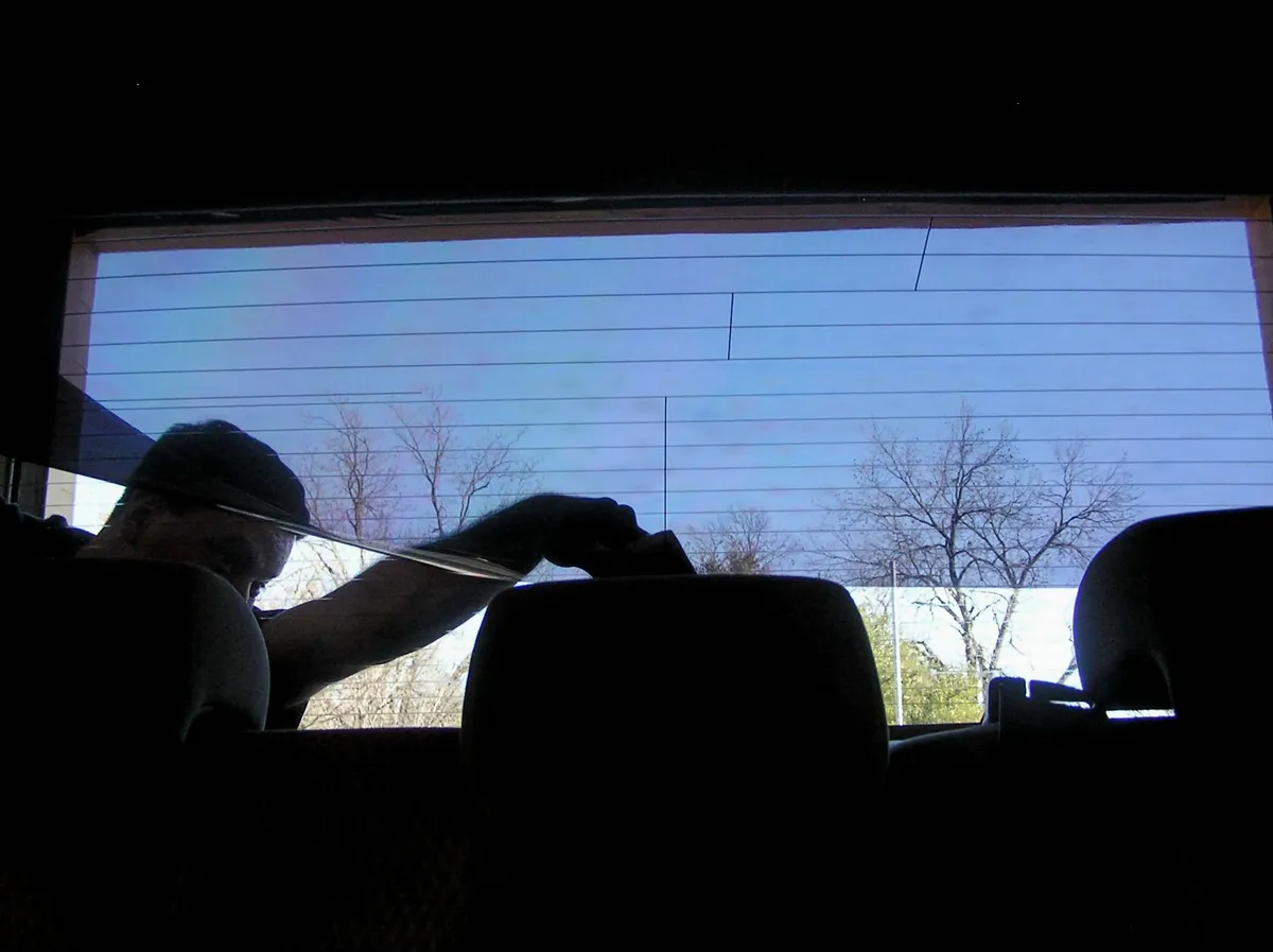 Sun Tint ceramic coating work in Austin, TX