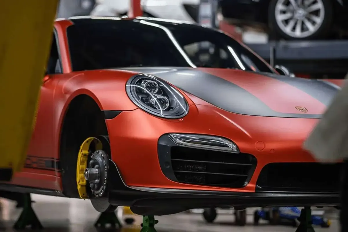 Superior Exotics Team ceramic coating work in Davie, FL