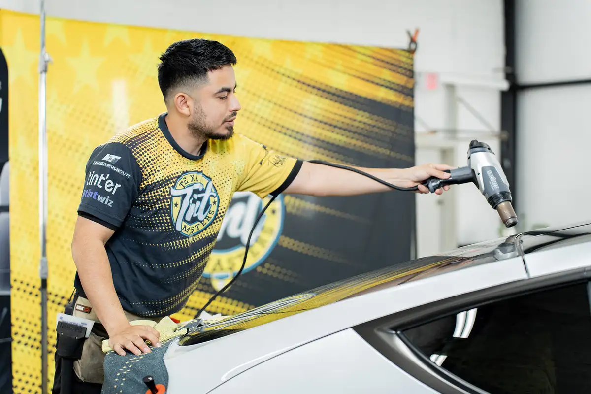 Texas Tint Masters ceramic coating work in Houston, TX